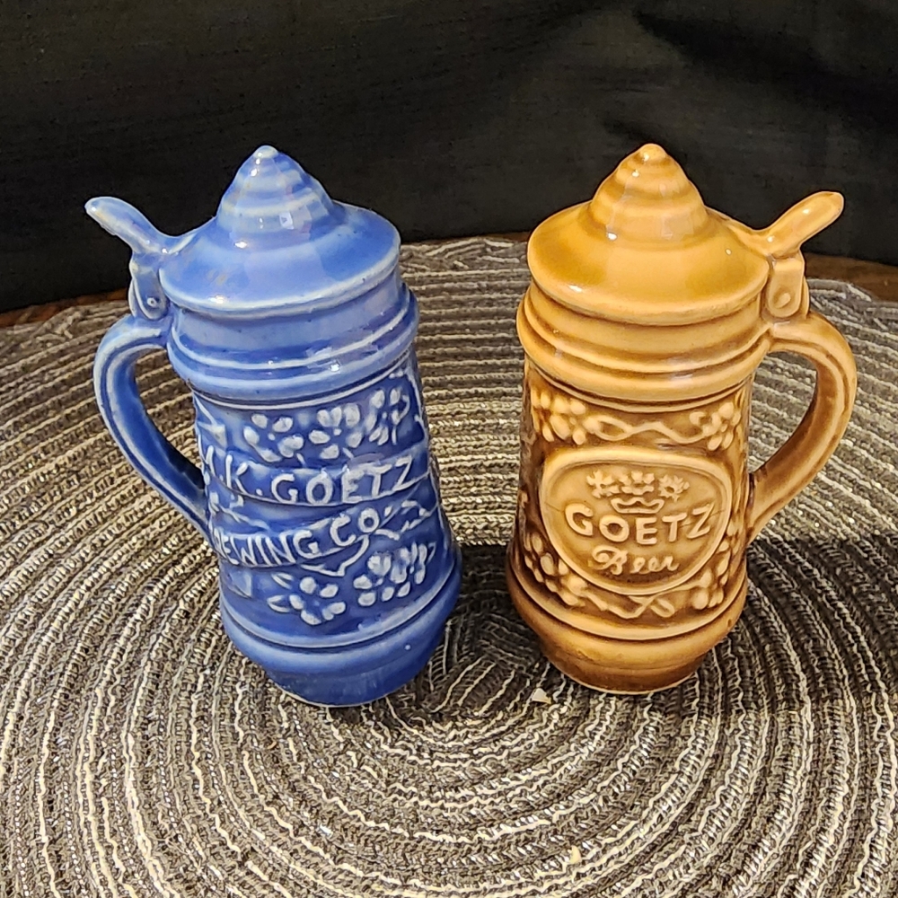 Miniature Beer Stein Decorations M.K. Goetz - VTG